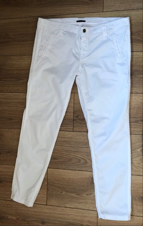 Massimo Dutti białe spodnie 40/42 j. nowe