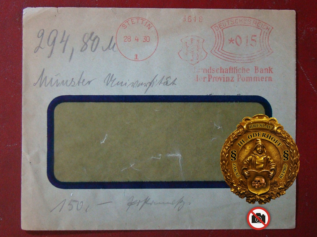 Stettin 1930=Stempel Mechaniczny+Kiosk C293