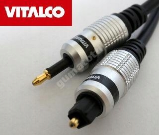 Kabel Przewód optyczny toslink T-J 1,5m VITALCO FV