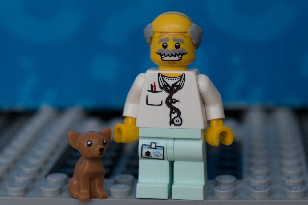 LEGO LEKARZ WETERYNARZ PIES chihuahua CZIŁAŁA NOWY