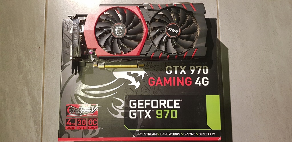 MSI GeForce GTX 970 GAMING 4GB UŻYWANA
