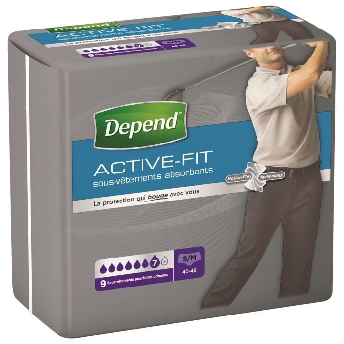 DEPEND ACTIVEFIT MEN PIELUCHOMAJTKI SPORT 9SZT. 7343203904