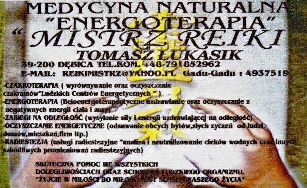 Oczyszczanie z Klątw , Uroków , Energoterapia.