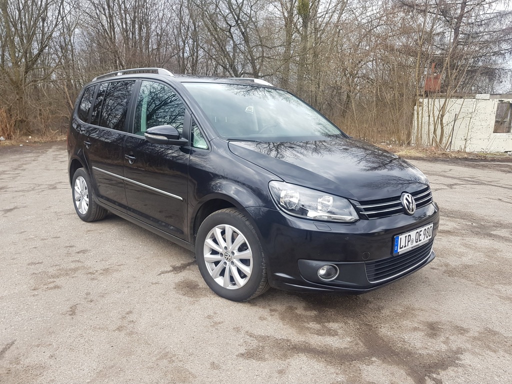 Volkswagen Touran 2013, 2.0TDI 140KM, DSG PANORAMA