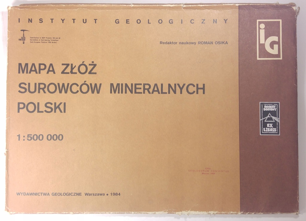 MAPA ZŁÓŻ SUROWCÓW MINERALNYCH POLSKI
