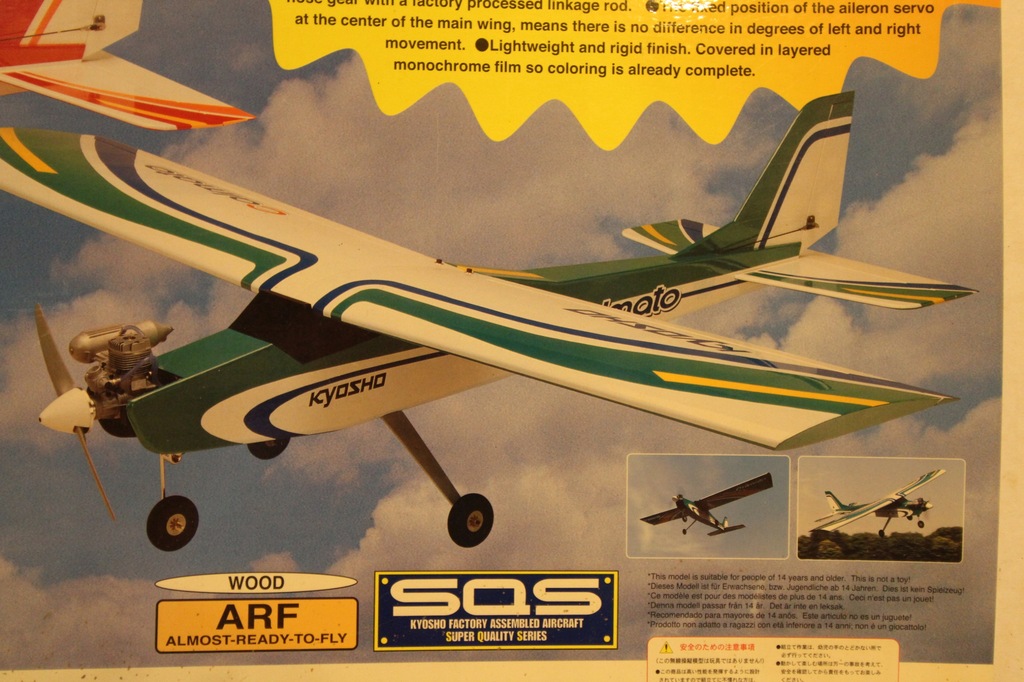 Calmato Kyosho Trainer 40 ARF NOWY +silnik