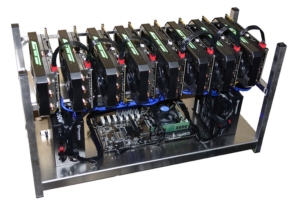 KOPARKA ETH ETC 8x GTX1070 8GB BITCOIN DOSTĘPNA !