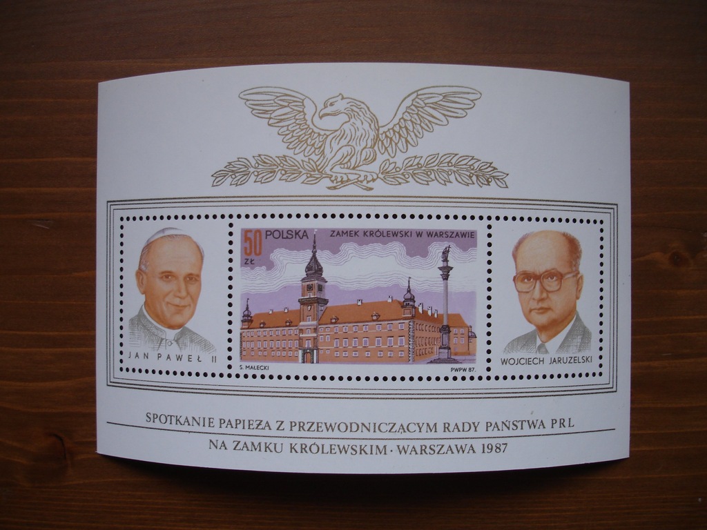 POLSKA 1987r    Fi #BLOK 132 (BLOK 88)  PERFECT **