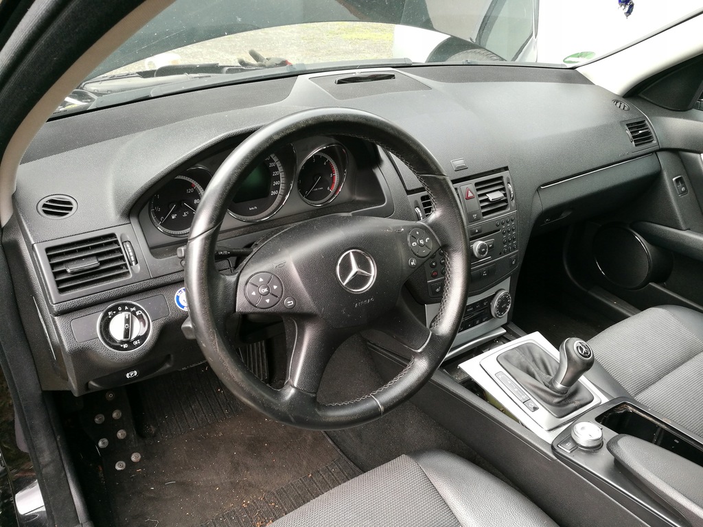 Mercedes W204 Deska Kokpit Airbag Pasy Komplet - 7568016616 - Oficjalne Archiwum Allegro