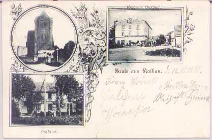 Kałków (Otmuchów, Nysa) Kalkau Poczta Gospoda 1898