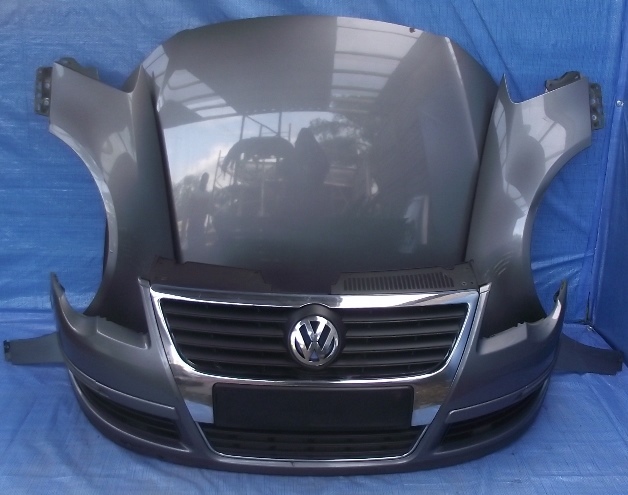 VW PASSAT B6 ZDERZAK PRZÓD DEMONTAŻ KOMPLETNY