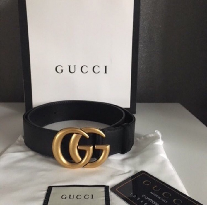 Pasek Gucci Damski Logo 7385449759 Oficjalne Archiwum Allegro