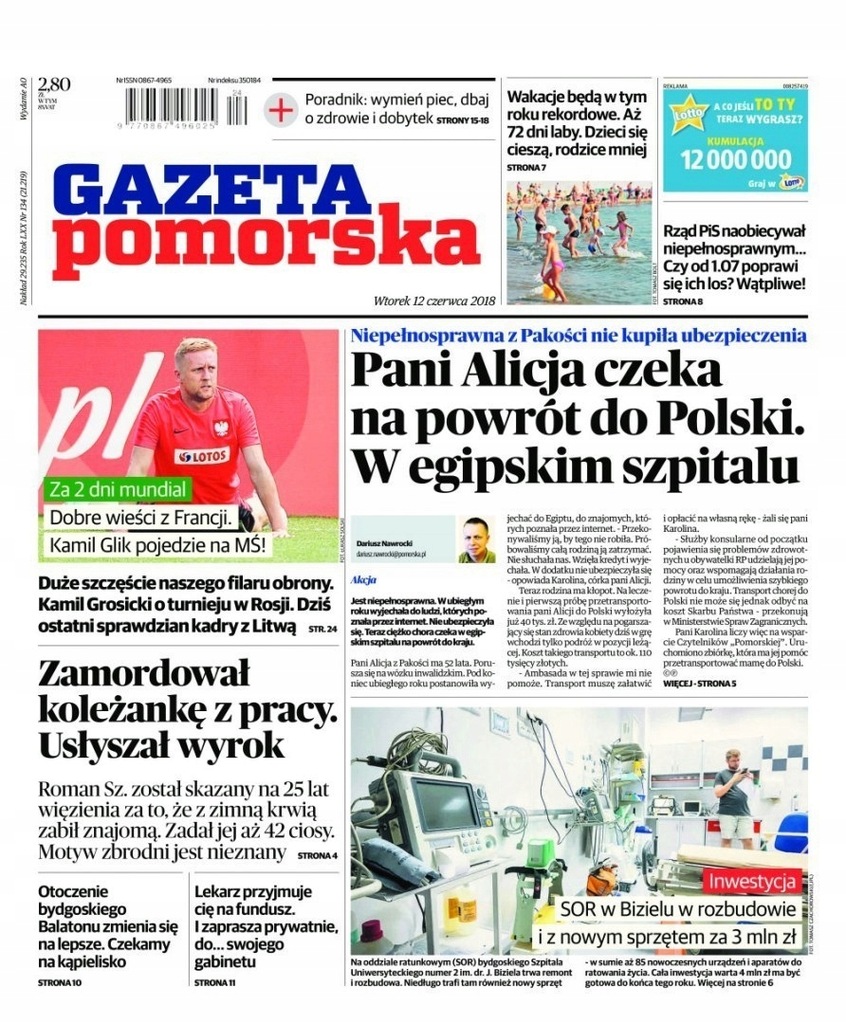 Gazeta Pomorska - Bydgoszcz, Nakło, okolice 134/20