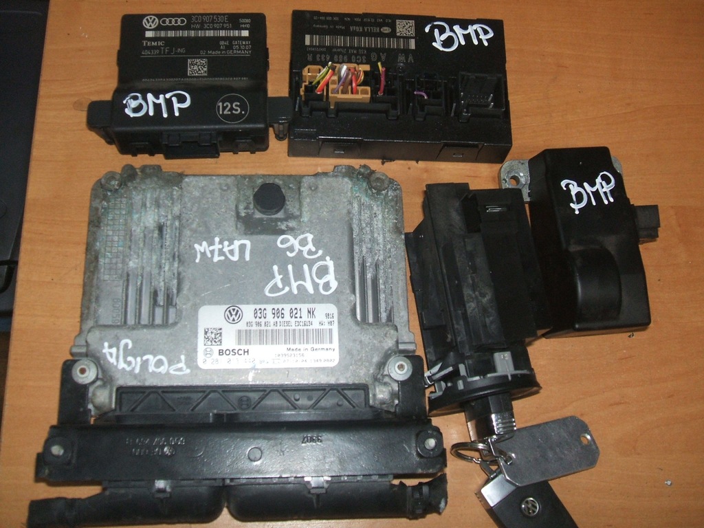 KOMPUTER ZESTAW IMMO PASSAT B6 2.0 TDI 03G906021NK