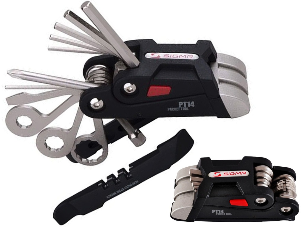 NARZĘDZIA ZINTEGROWANE MULTITOOL SIGMA SPORT PT14
