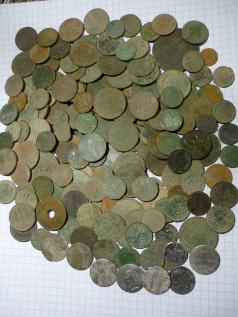 STARE MONETY od 1600 r zestaw 183 szt 8 sreberek