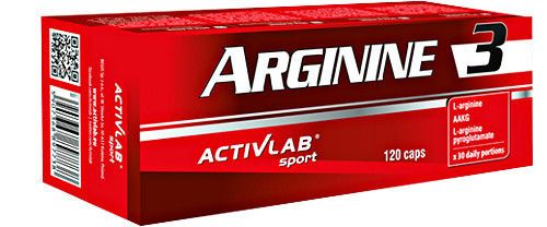 ACTIVLAB Arginine 3 120 kaps. L-ARGININA