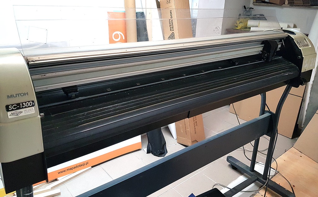 Ploter tnący MUTOH SC-1300 serwis RIP FV dowóz