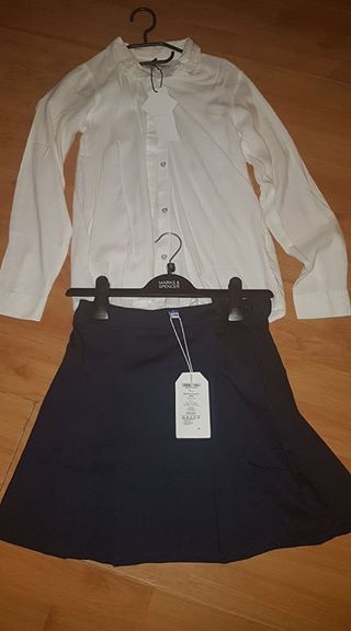Nowa spodniczka i bluzka 146 GALOWE  5.10.15