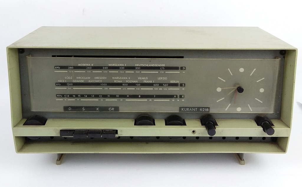 Polskie RADIO - DIORA KURANT 6218 - design PRL