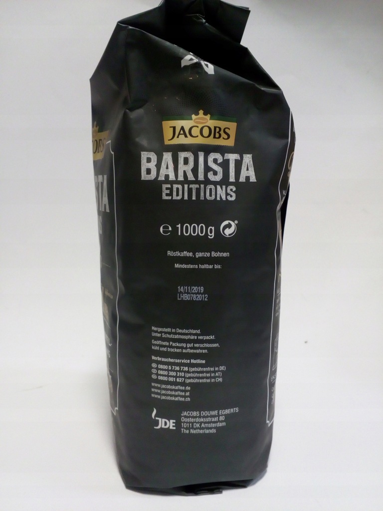 Jacobs Barista Editions Crema - Ziarno 1kg - 7525464244 - oficjalne ...