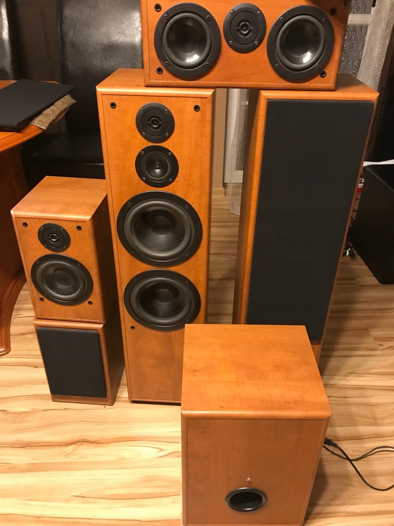 Tonsil Fenix kolumny 5.1 + sub kino domowe
