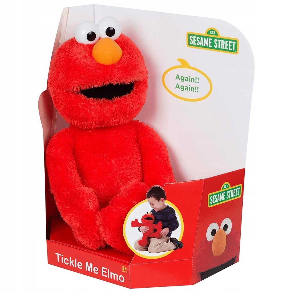 INTERAKTYWNA MASKOTKA ELMO ULICA SEZAMKOWA 50 CM
