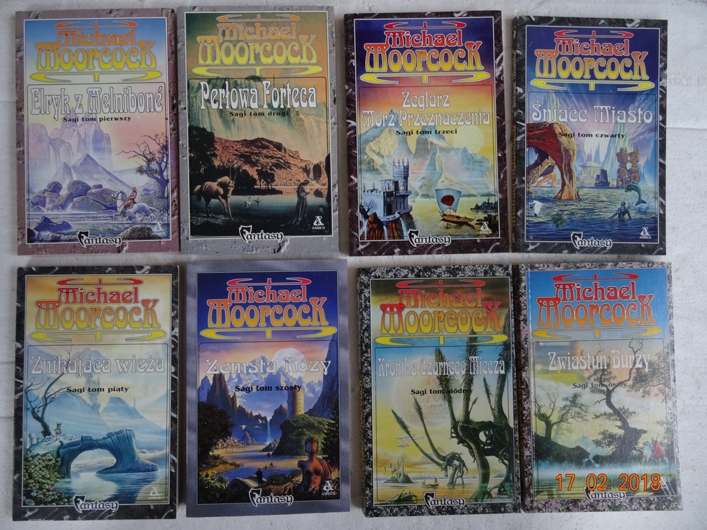 Moorcock Michael Saga o ELRYKU z Melnibone 8 szt