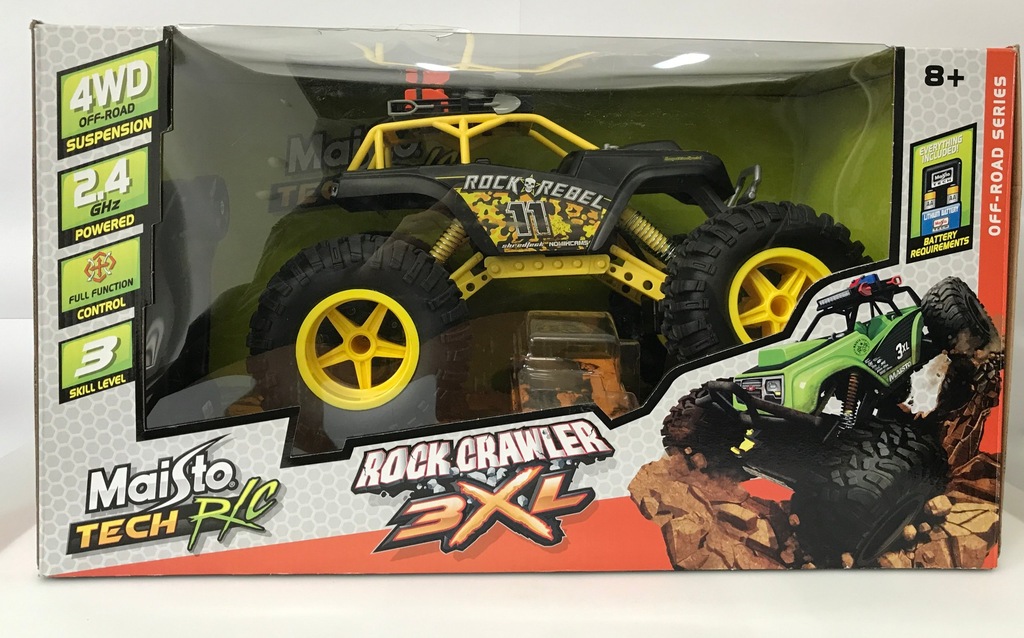 AUTO RC MAISTO TECH R/C ROCK CRAWLER 3XL [7015] 7264435571 oficjalne archiwum Allegro
