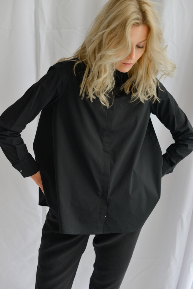 BYNAMESAKKE KOSZULA DOMINICA888  CZARNA S/M 36 38