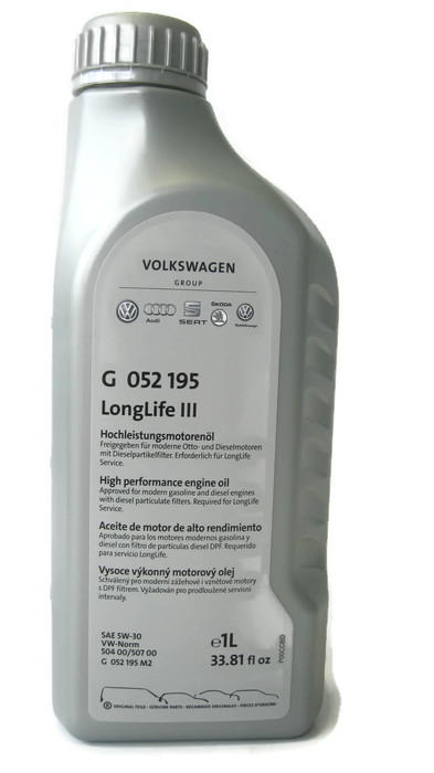OLEJ VW AUDI LONGLIFE III 5W30 504.00 / 507.00 1L - 6831977458 ...