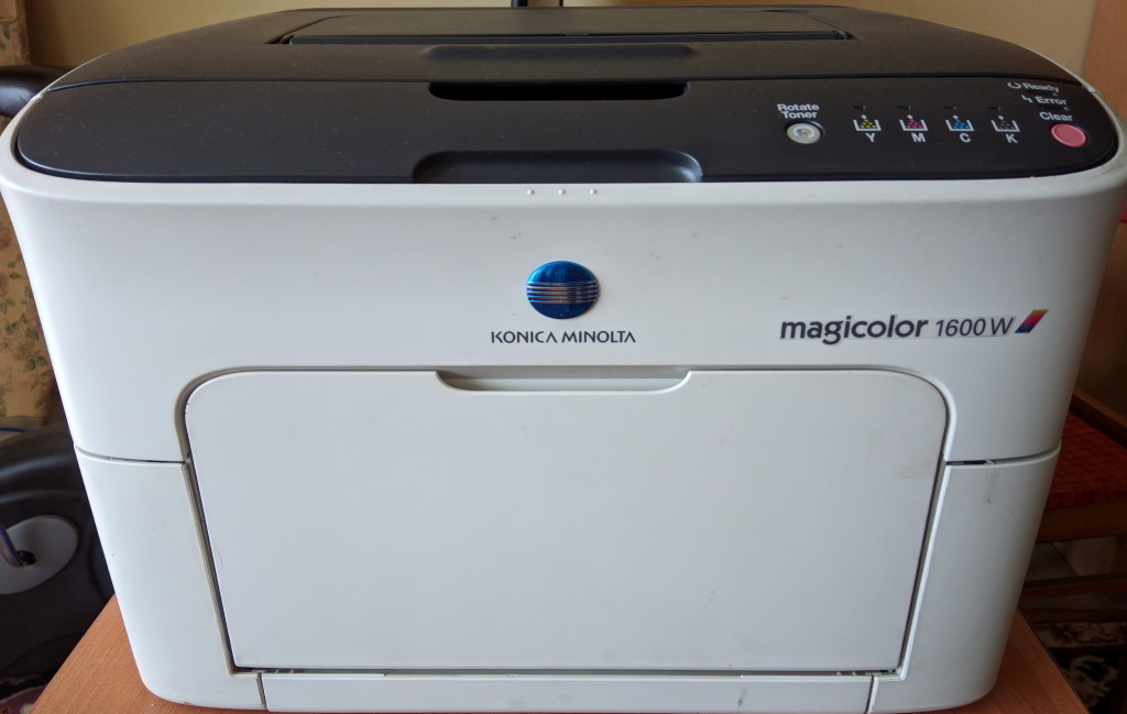 Konica Minolta magicolor 1600w, nie drukuje!