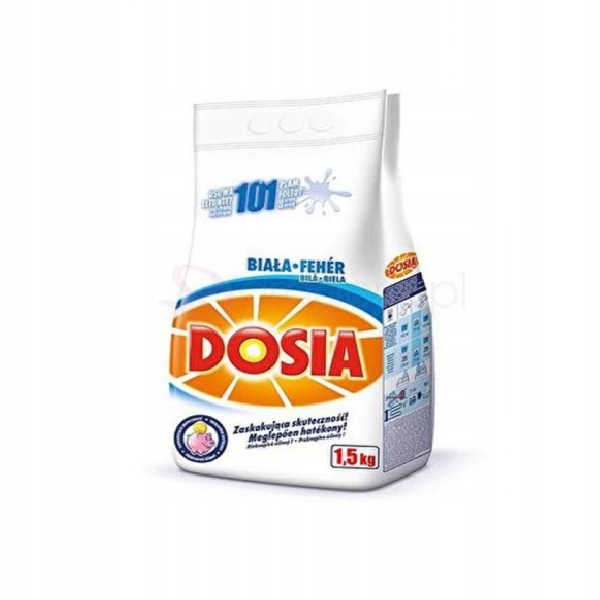 DOSIA 2W1 PROSZEK DO PRANIA BIAŁEGO 1,5kg