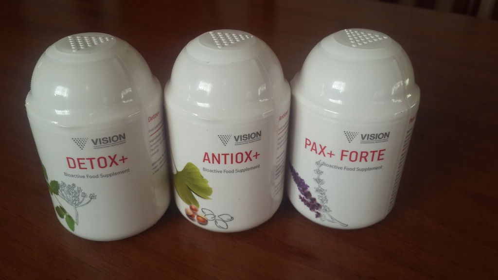 Detox + Antiox + Pax Forte Vision okazja cenowa