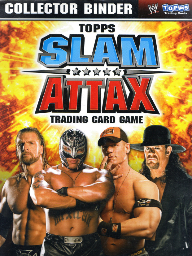 TOPPS Album + 153 Karty Wrestling SLAM ATTAX
