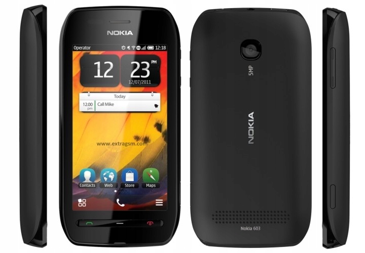 Nokia 603, klasa B