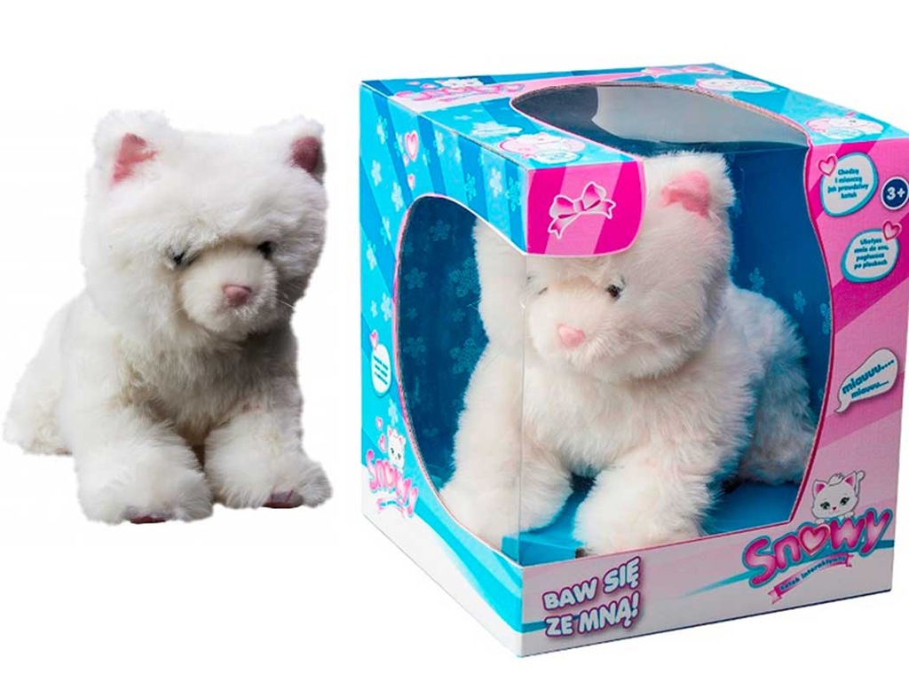 SKLEP TM TOYS KOT INTERAKTYWNY KOTEK SNOWY PREZENT