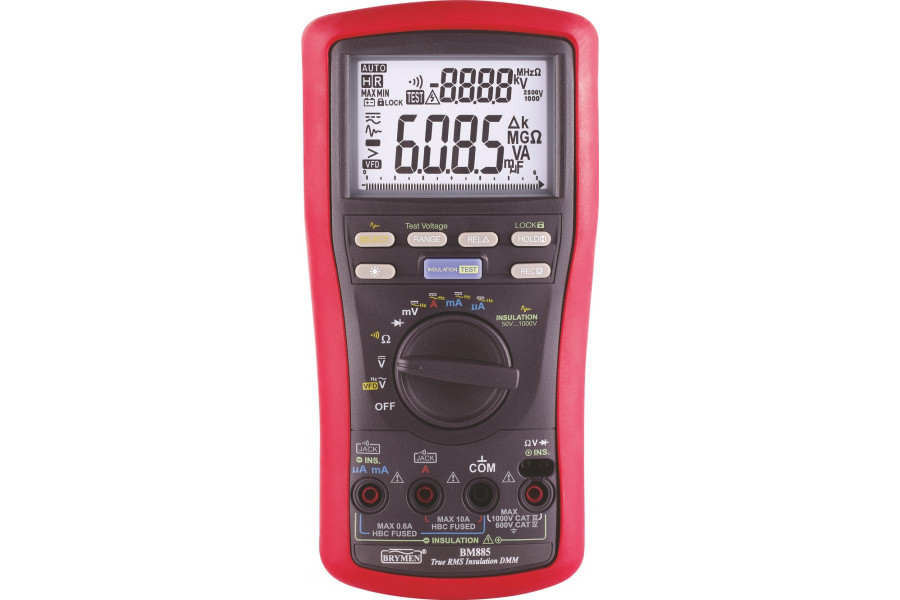 BRYMEN Multimetr miernik cyfrowy LCD TRMS BM885