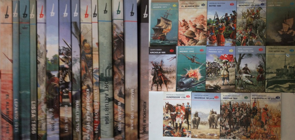Zestaw Książek Wyd Bellona Historyczne Bitwy VX