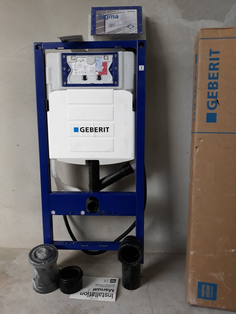 GEBERIT DUOFIX 12  STELAŻ DO WC Z ODCIĄGIEM ZAPACH