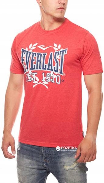 EVERLAST NOWA koszulka T-SHIRT czerwona K01451 L