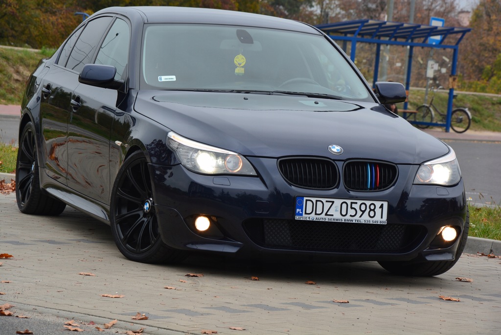 BMW E60 530D M-PAKIET AF19Skóry LiftoweLampy Xenon