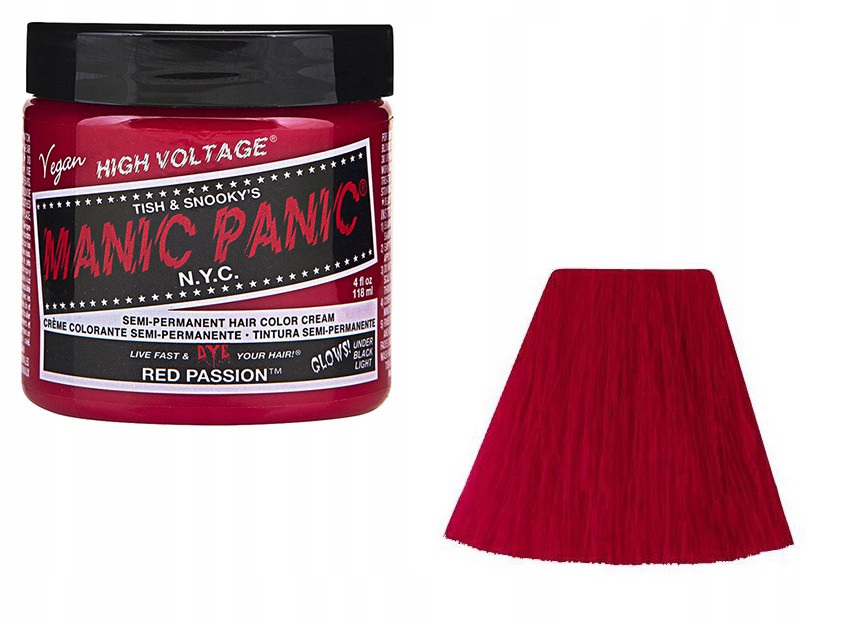 TONER DO WŁOSÓW MANIC PANIC RED PASSION 118ML