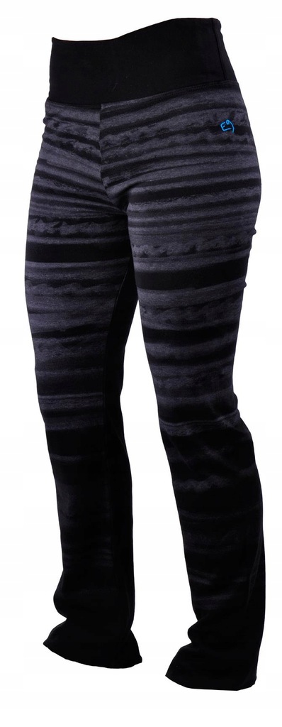 E9 LEG HEMP spodnie black S