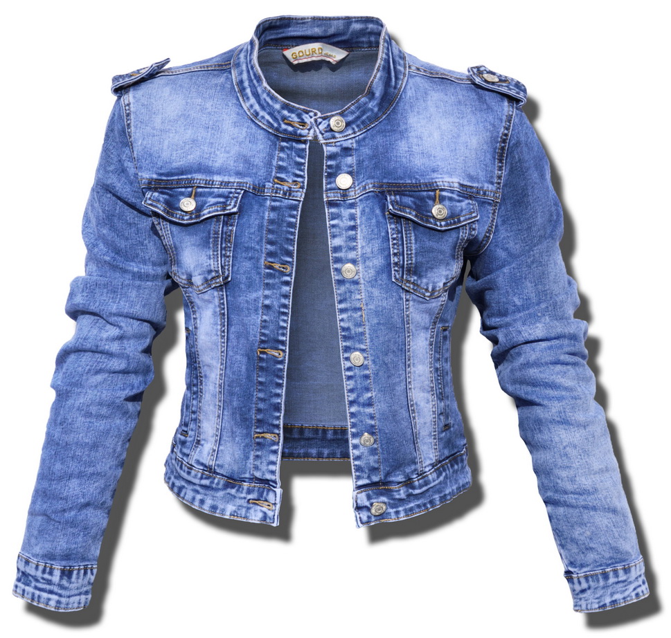 #142 PAGONY KATANA JEANSOWA Kurtka damska JEANS XL - 7241545565