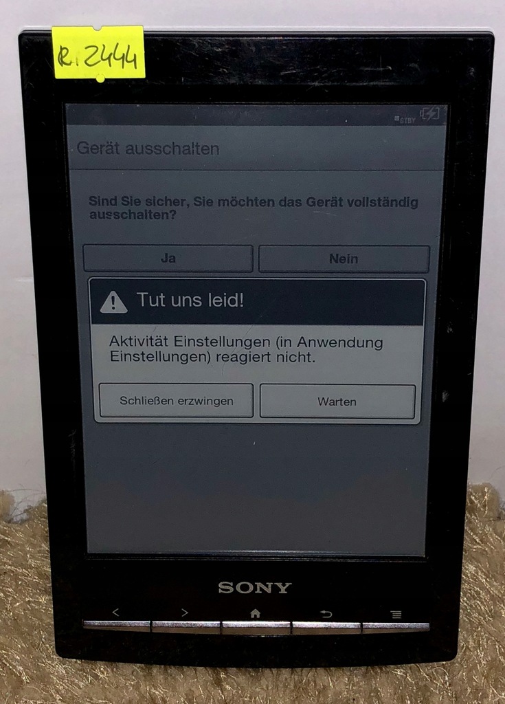 CZYTNIK EBOOK SONY READER PRS-T1 NR R.2444