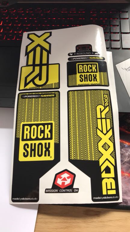 Rock Shox BOXXER naklejki Stickers Studio