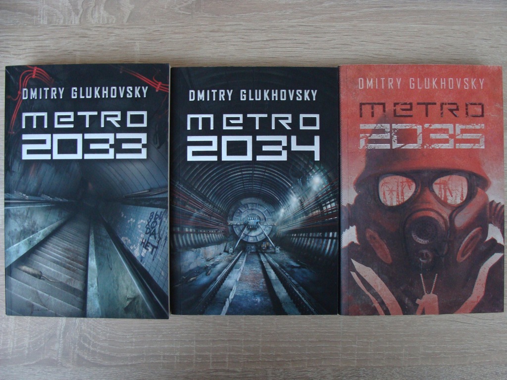 Dmitry Glukhovsky Trylogia Metro 2033 2034 2035 7371571264 Oficjalne Archiwum Allegro