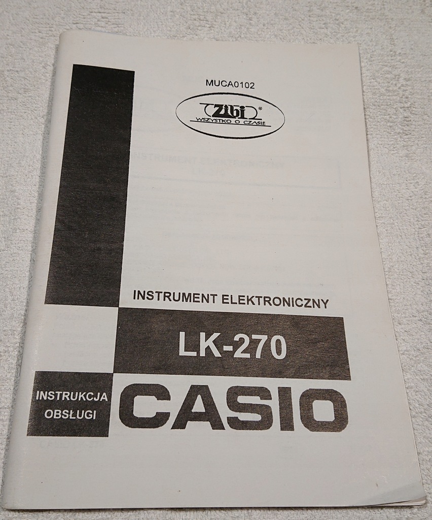instrukcja obsługi CASIO LK-270