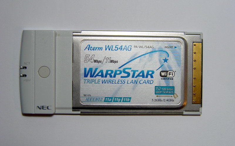 Aterm PA-WL 54AG LANカード - 拡張カード